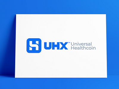 UHX Universal Healthcoin Logo & Icon Designed by The Logo Smith brand identity branding healthcare healthcoin icons identity initials logo logo design logo designer logo marks logos medical portfolio symbols typography