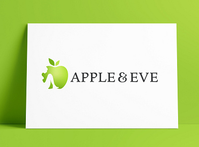 Apple & Eve Logo Designed by The Logo Smith apple brand brand identity branding design icon identity illustrator logo logo design logo designer logo marks logos negative space portfolio typography