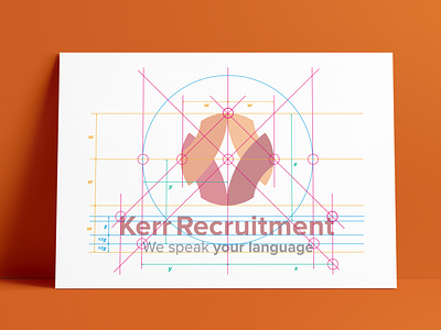 Kerr Recruitment Logo & Brand ID Redesigned by The Logo Smith