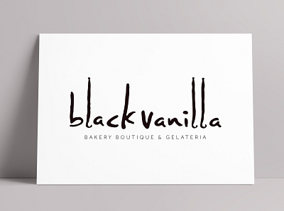 BlackVanilla Logo & Brand Identity Designed by The Logo Smith bakery logo brand identity branding branding design coffee shop identity logo logo and brand design logo design logo designer logo marks logos portfolio typography