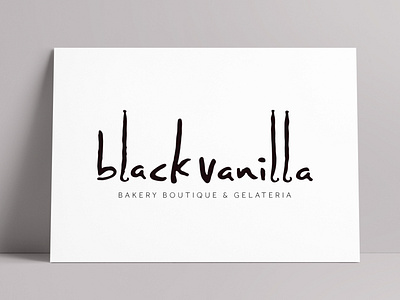 BlackVanilla Logo & Brand Identity Designed by The Logo Smith