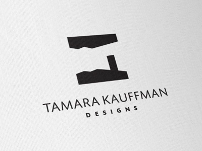 Tamara Kauffman Designs Logo [B] brand branding icon identity logo negative space