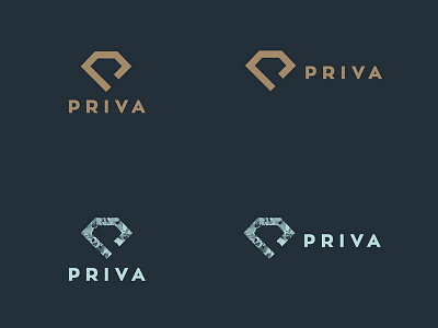 Priva Diamond Logo Design By The Logo Smith