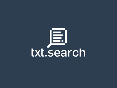 "txt.search" Logo & Icon Design For Sale