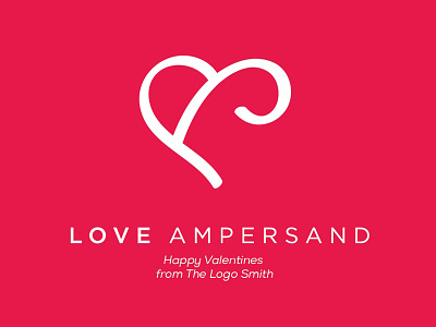 Happy Valentines from The Logo Smith ampersand logo design type typography