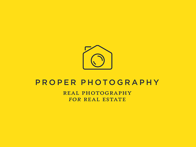 Real Estate Photography Logo Design