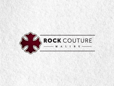 Rock Couture Logo Design branding fashion gothic icon identity logo logo design rock sans serif