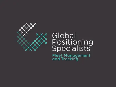 GPS Logo Design aqua branding design fleet gps identity logo mint portfolio sans serif vehicle