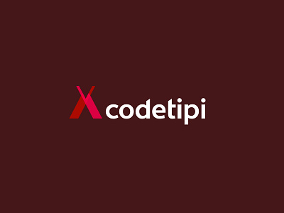 Codetipi Logo Design brand identity logo design logos portfolio red sans serif themes website developer wordpress
