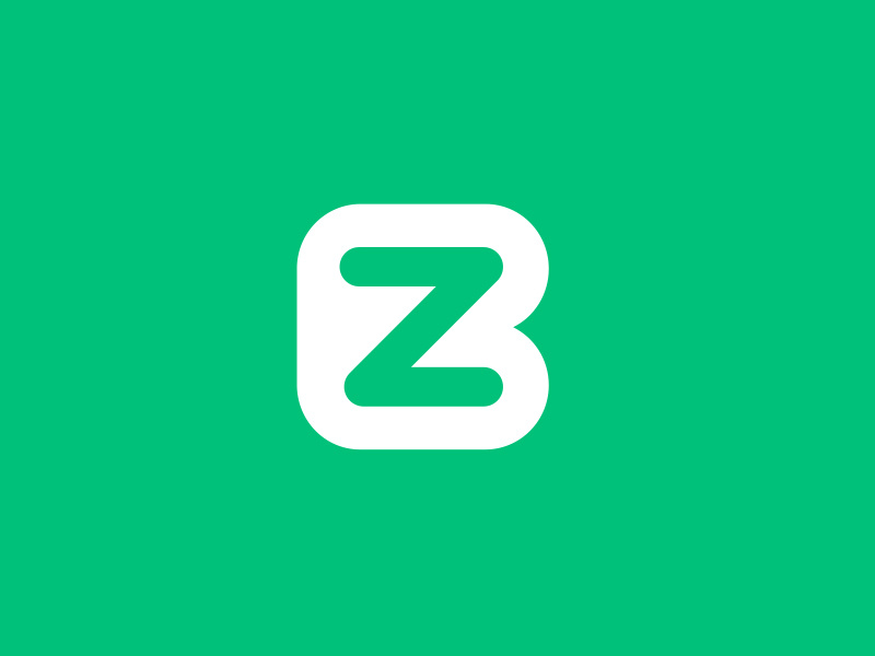 Baze iOS App Icon Logo Design type green icon app application ios identity branding logo design portfolio logo