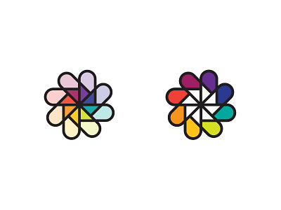 Colour Picker & Swatch iOS App Icon Design app application branding colour icon identity ios logo logo design portfolio swatches