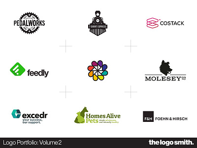 Logo Portfolio Vol 2 By The Logo Smith branding icons identity logo logo design logo marks portfolio symbols typography