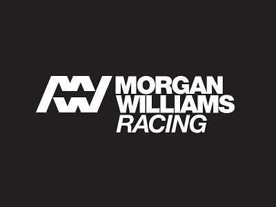 Morgan Williams Racing Logo Designed By The Logo Smith brand brand identity branding logo design logo designer logos motorsport portfolio racing typography