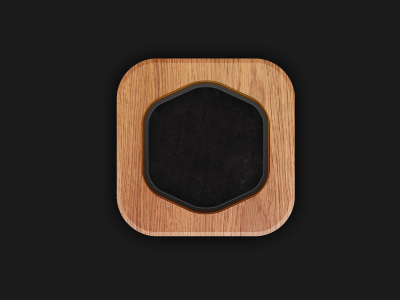iPhone App Icon - One of a few possibilities app application icon iphone itouch texture wood