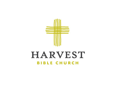 Harvest Bible Church Logo church cross logo design portfolio religious