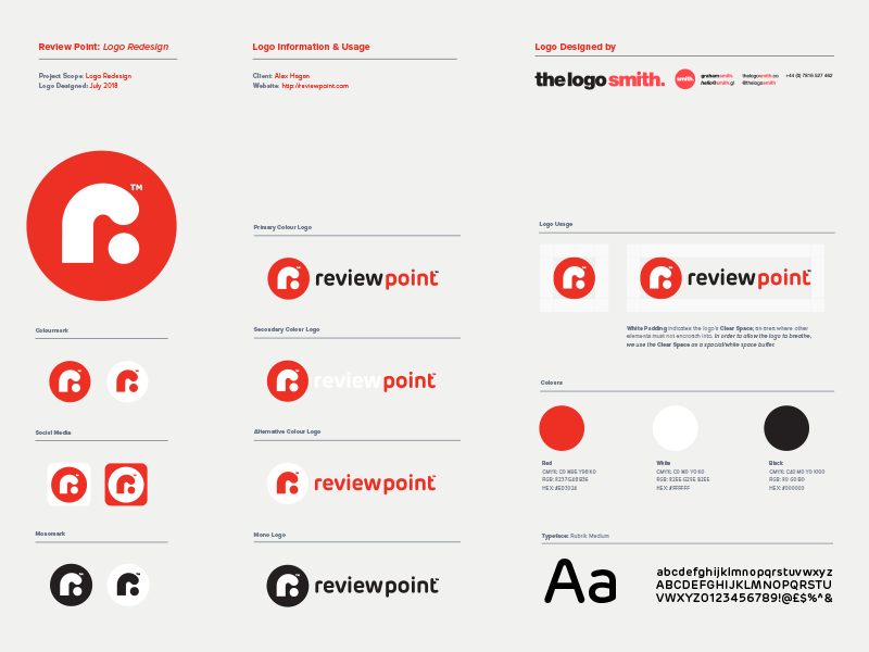 Review Point Logo Usage Guidelines Template for Download by ...