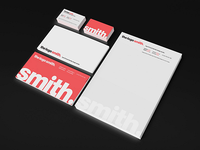 Brand Identity Update (Stationery etc) for @TheLogoSmith brand brand identity branding design graphic design icon identity logo logo design logo designer logo marks logos portfolio symbols typography