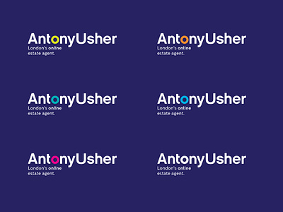 Antony Usher Estate Agency Logo & Brand Identity Design