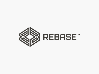 REBASE Logo Update V3 ambigram icon logo design portfolio