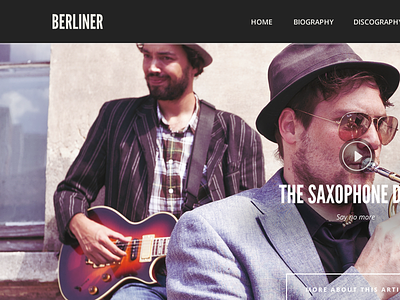 Berliner - WordPress Music Theme