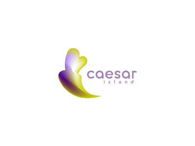 Caesar Island 2d adobe branding design icon illustration illustrator logo logofolio resort wave