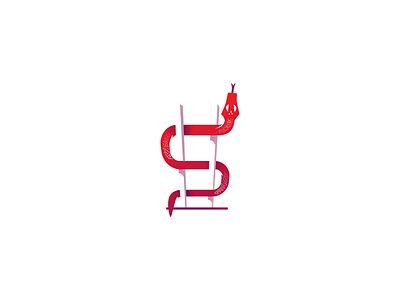 Snake & Ladder 2d adobe character design icon illustration illustrator logo logofolio negative space upwork