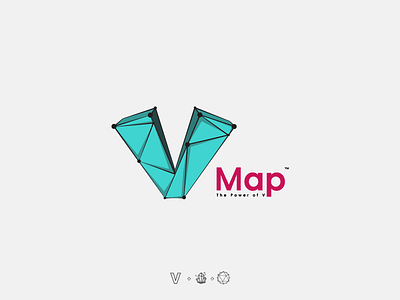 Vmap Logo 2d design icon illustration illustrator logo logofolio monogram