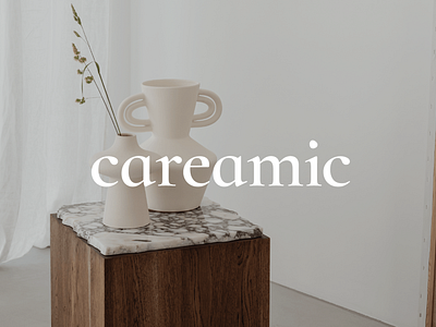 Careamic Logo | Brand Identity | Premium ceramics brand