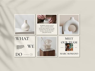 Careamic  | Instagram template | Premium ceramics brand