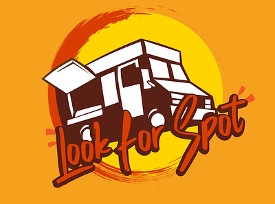 Look For Spot Logo Mockup 3d branding design graphic design illustration logo