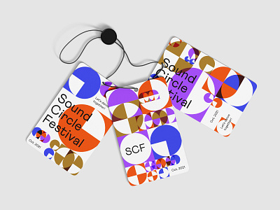 Sound Circle Festival Tags branding flexible design system graphic design visual identity