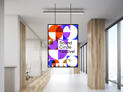 Sound Circle Festival Poster branding flexible design system graphic design poster