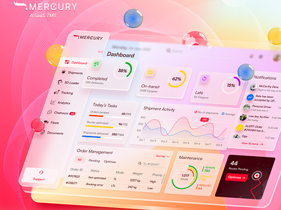 Mercury SaaS UIUX Design