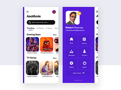 AeoMovie actor android booking cinema film ios movie series