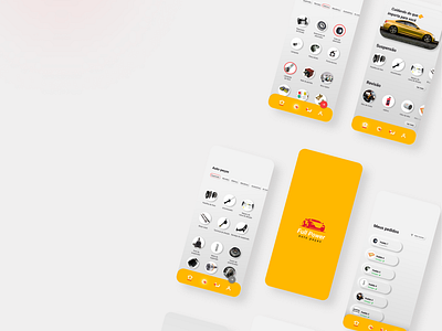 ui design, app e-commerce - auto parts