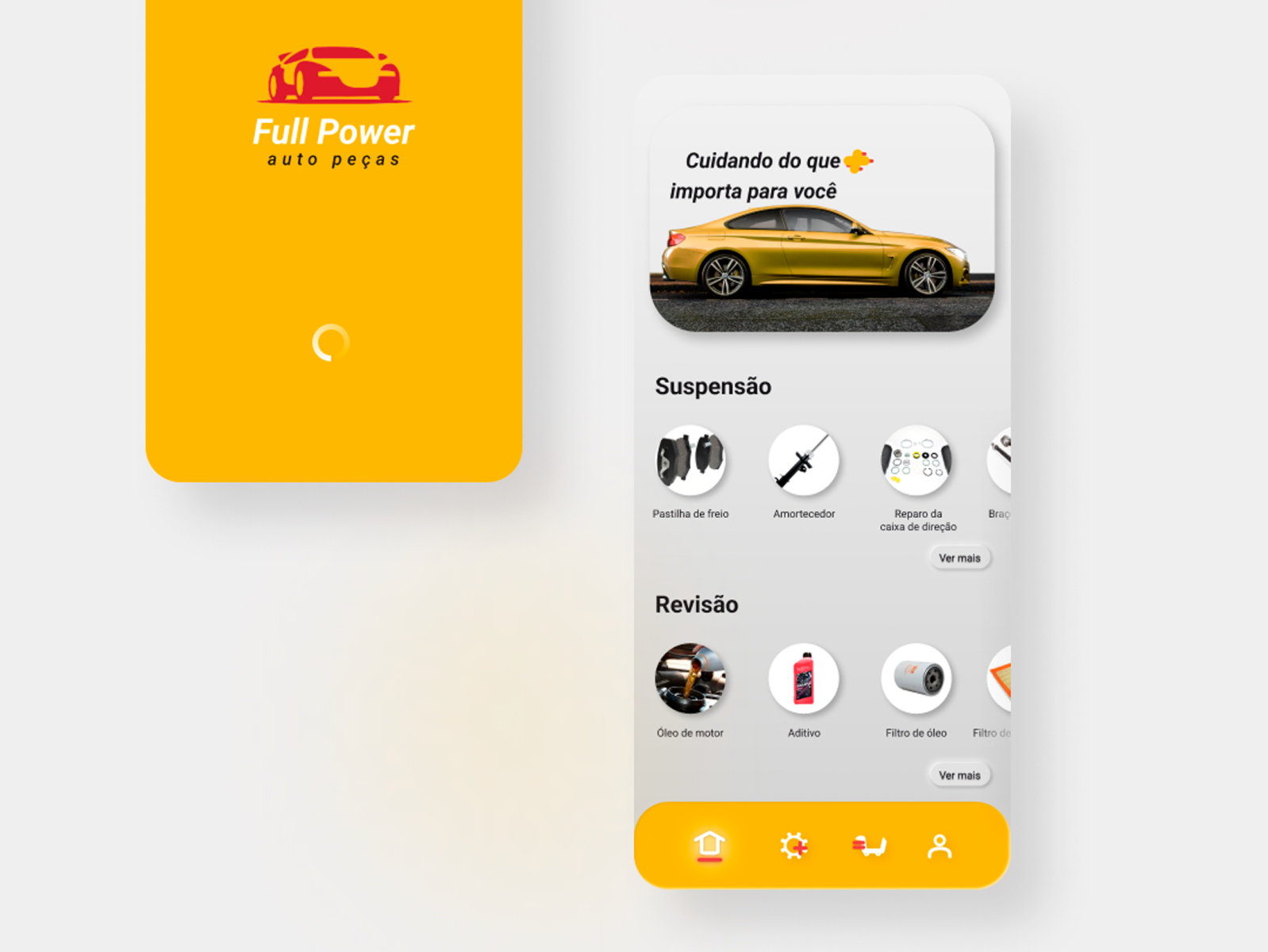 home auto parts by Mateus Teixeira on Dribbble