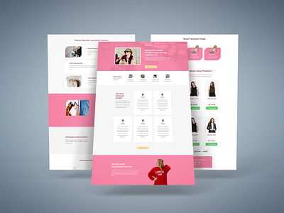 Fashion Store Website ui web design website wordpress