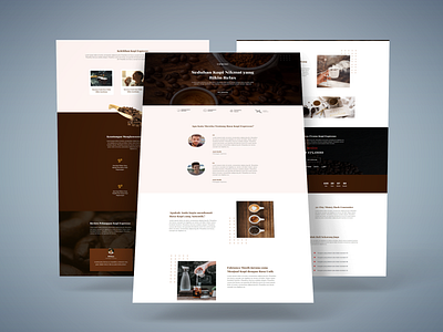 Coffee Sales Page ui web design website wordpress