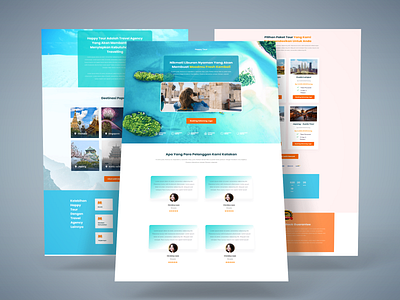 Web Travel ui web design website wordpress