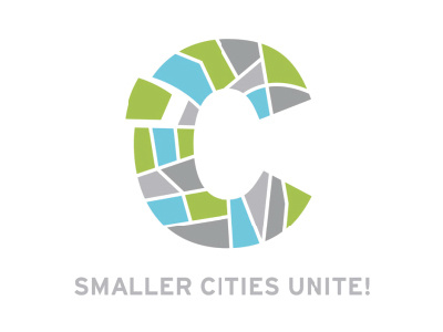 Smaller Cities Logo brand cities city development logo mark small urban