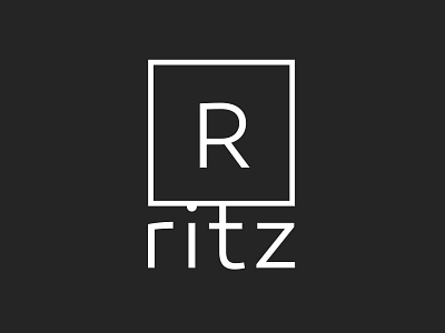 Ritz Logo boston brand branding clean identity logo modern