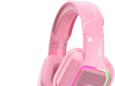 Ziumier Z30 Pink Gaming Headset|| for PS4, PS5, Xbox One, PC,