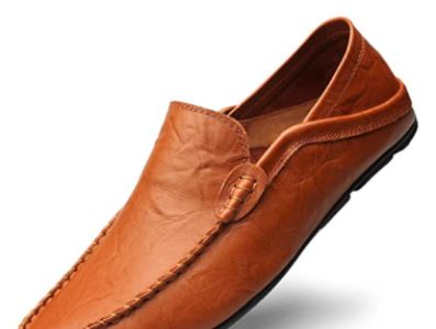 Go Tour Men's Premium Genuine Leather Casual Slip on Loafers
