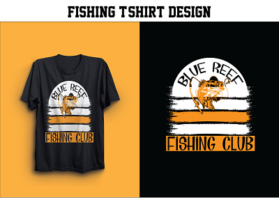 Fishing T-shirt Design.