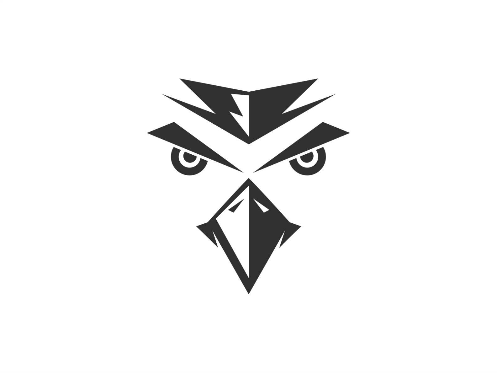 Hawk face logo by masmars on Dribbble