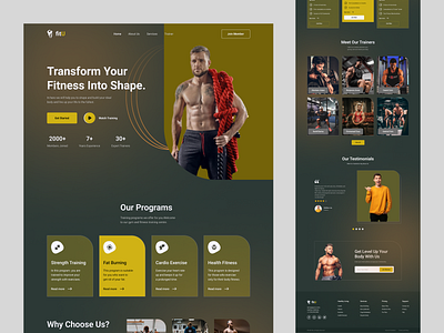 Fitness Landing Page