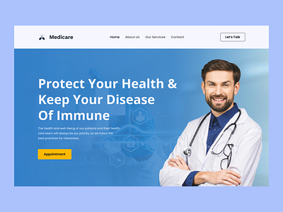 Medical Healthcare Web Header