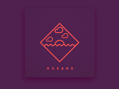 Oceans - Concept Line Illustration