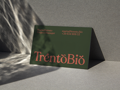TrentoBio branding food graphic design organic trentino typography visual identity