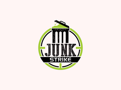 Junk Strike Logo Design brand logo branding business logo clean clean logo design graphic design illustration junk junk strike logo logo creation logo design minimal minimal logo modern logo strike vintage
